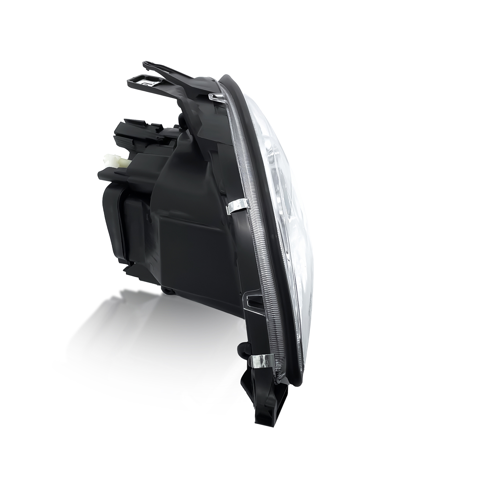 Freightliner Columbia Headlight LED Projector Stripe Crystal Pair Set 1996-2017