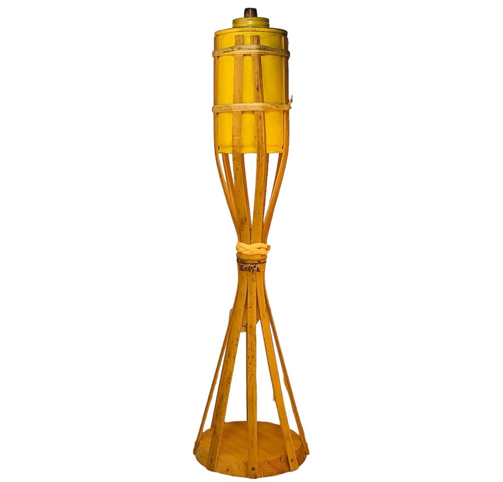 12 Inch Tiki Torch with Bamboo Holder