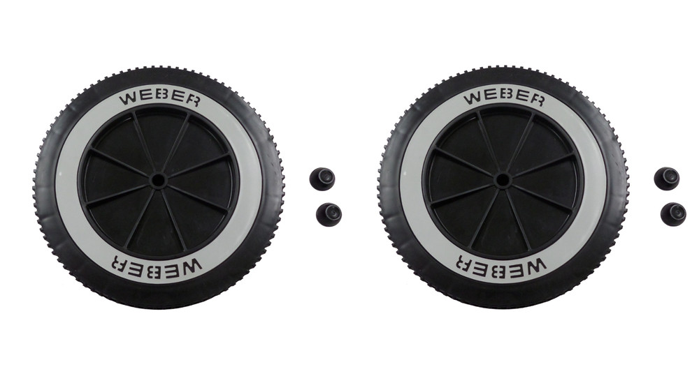 Weber 65930 6" Replacement Wheel for Charcoal Grills (2 Pack)