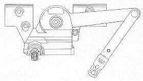 Andersen E Z Split Arm Operator Hardware for Casement Windows Standard Series