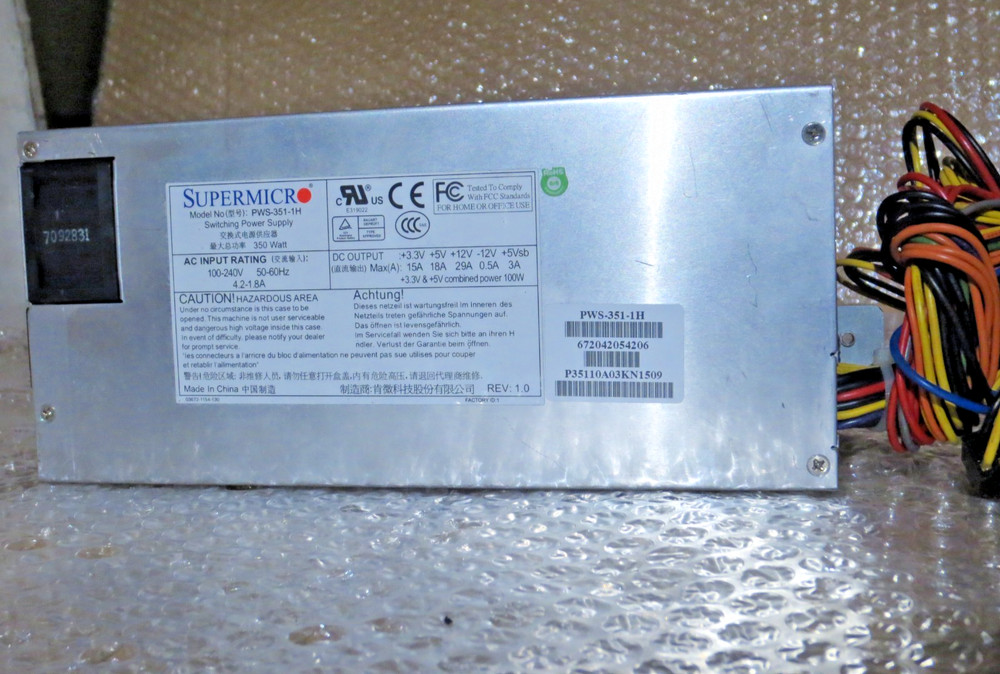 SuperMicro Ablecom PWS-351-1H Switching Power Supply