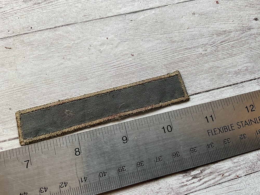 ORIGINAL WWII OCCUPATION MADE HELL ON WHEELS PATCH TAB