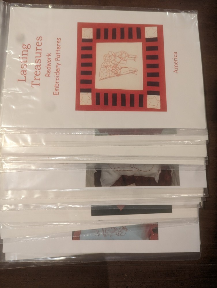 embroidery patterns redwork quilts projects by lasting treasures