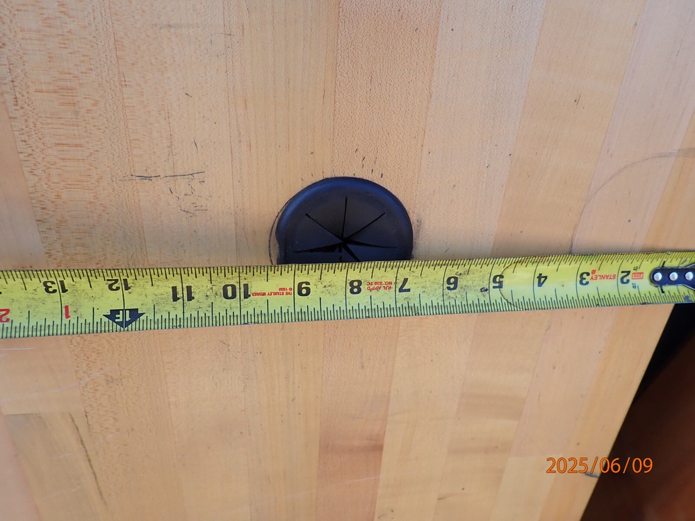 LOT 1213 MAPLE BUTCHER BLOCK WORKBENCH WORK BENCH TOP FROM A MACHINE SHOP