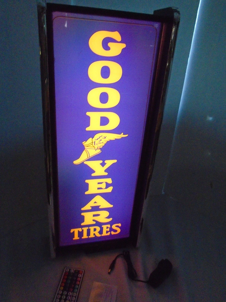 Goodyear Tires LED Display lighted sign lightbox Wall Hanging Light