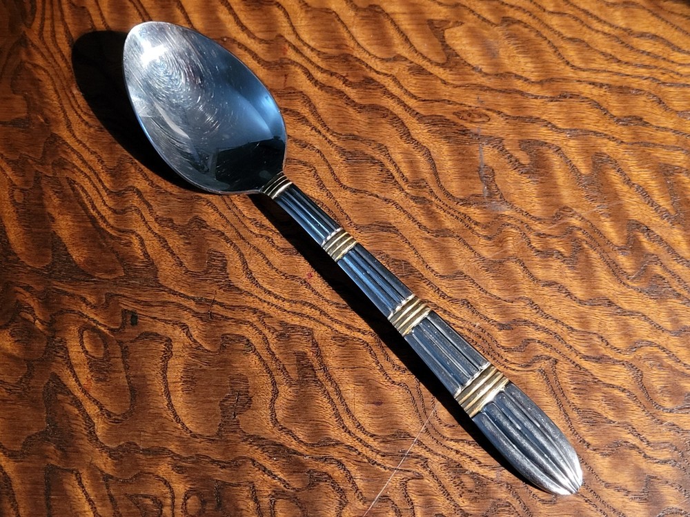 GOLDEN STRATA ~ PFALTZGRAFF ~ Stainless Tablespoon