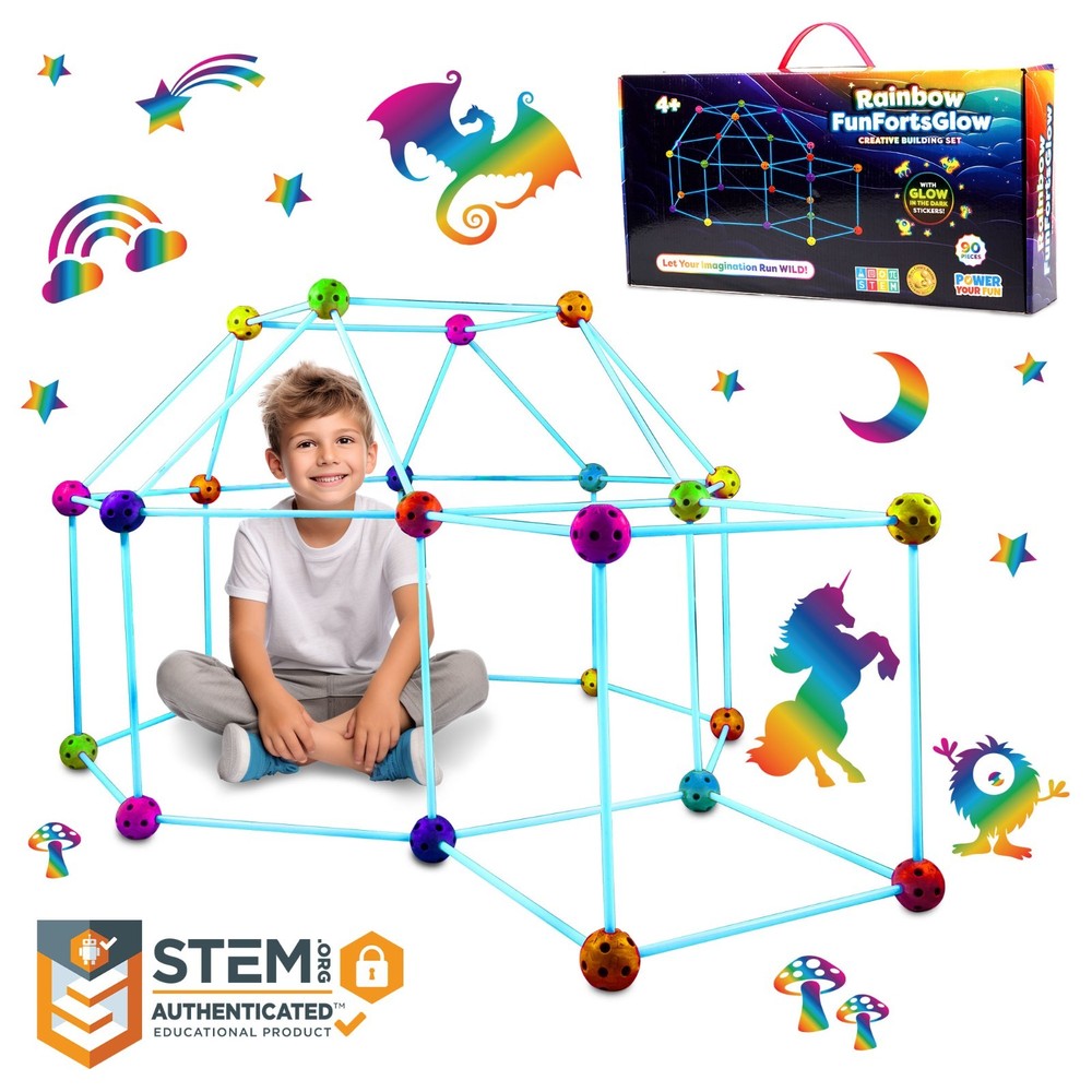 Power Your Fun Rainbow Forts Construction Set