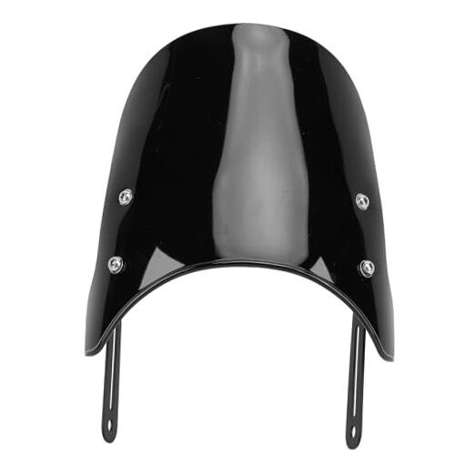 Motorcycle Windshield, Motorcycle Front Windshield Windscreen for Black