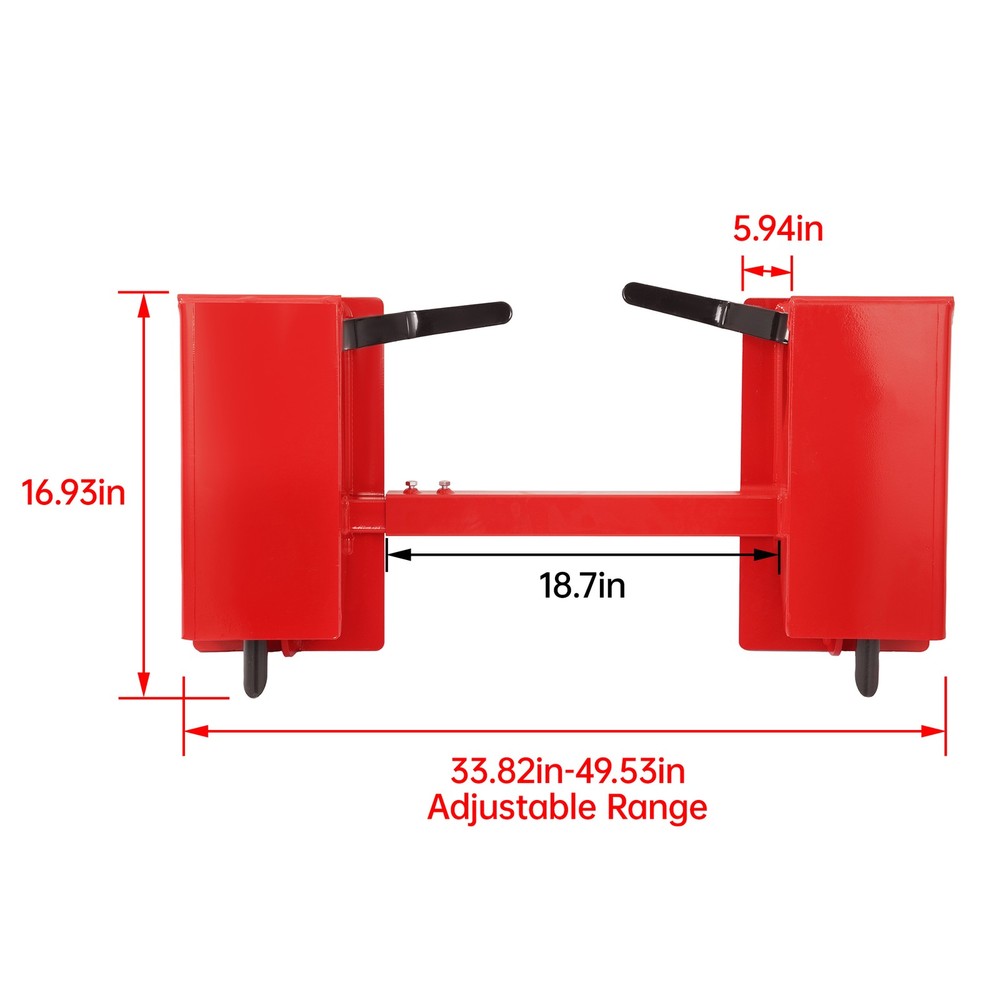 Skid Steer Quick Tach Conversion Attachment Adapter Plate For Bobcat / Kuboda
