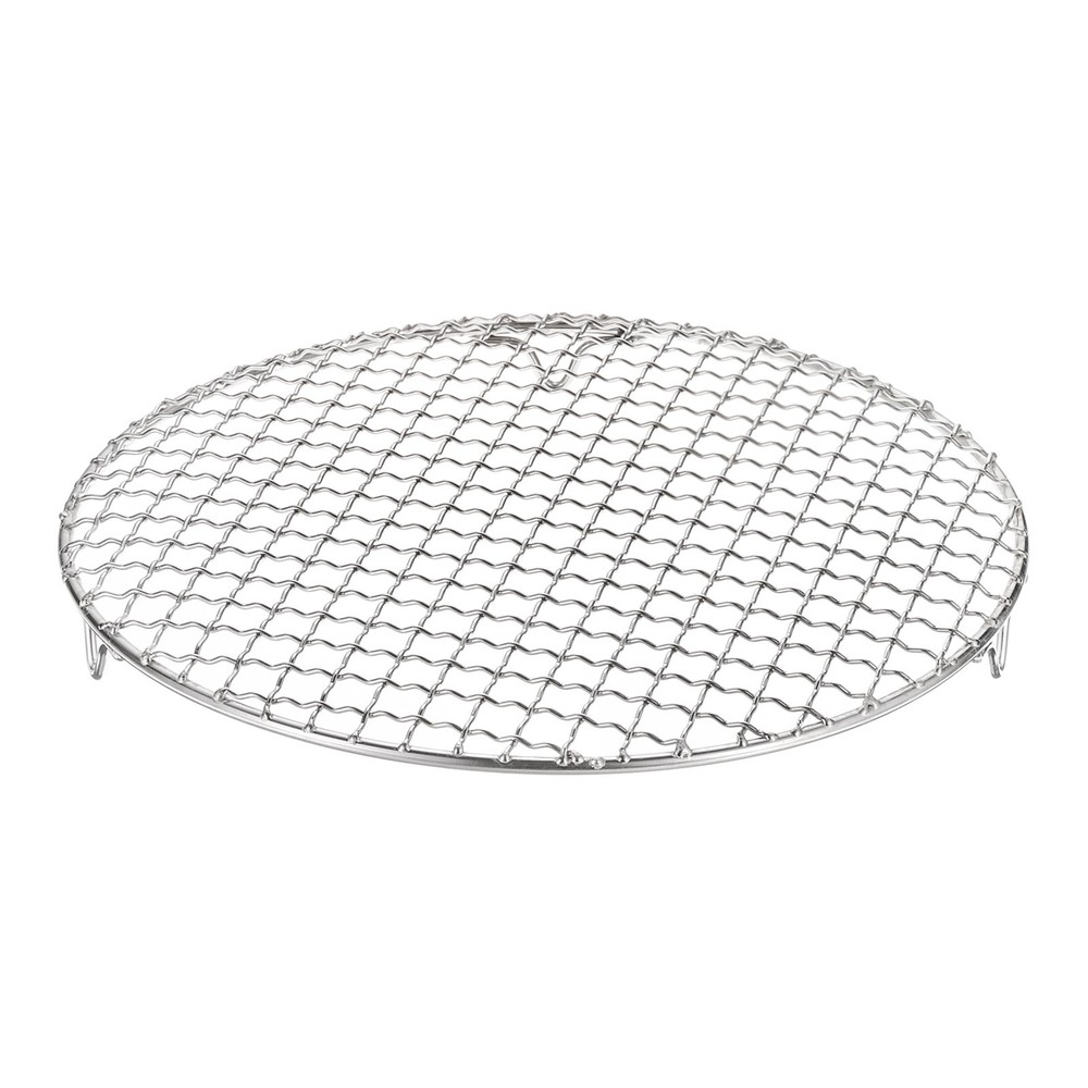 Cooling Rack, 10.4" Round Baking Rack with 20mm Legs [Silver]