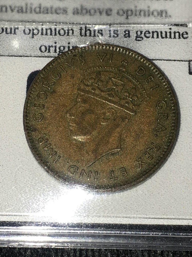 1947c Coin Mart Graded, Newfoundland Small One Cent, **EF-40**