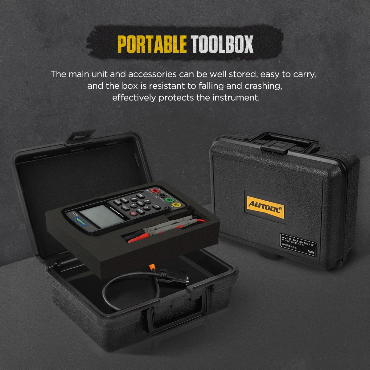 Car Diagnostic Multimeter Circuit Tester Digital AC/DC Oscilloscope Diode Tester