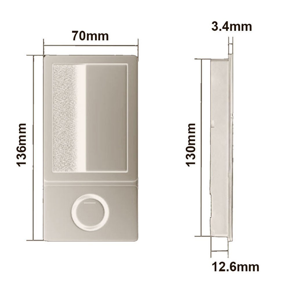 Flush Mount Door Lock Magnetic Invisible Handleless Silent Push Pull Mechanism