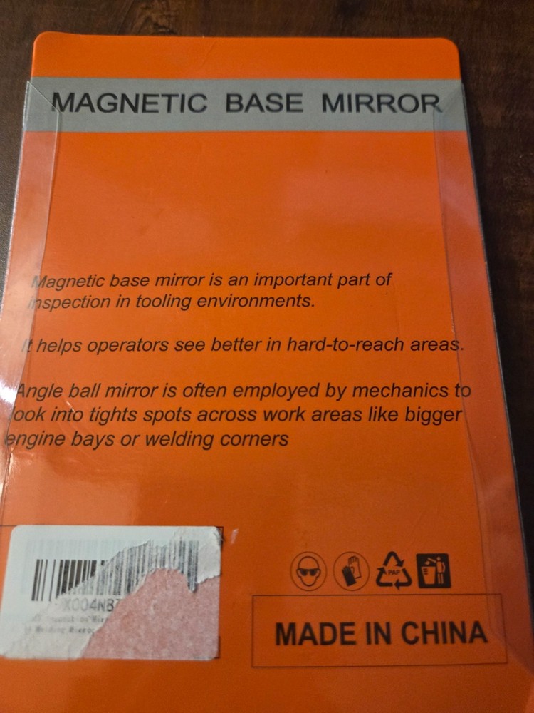 Magnetic Base Mirror