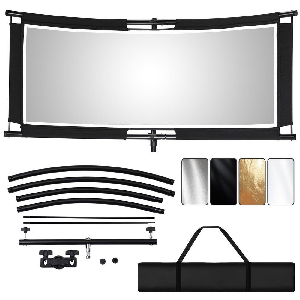 Clamshell Light Reflector/Diffuser with Carrying Case,40"X20" (4 Color in 1) ...