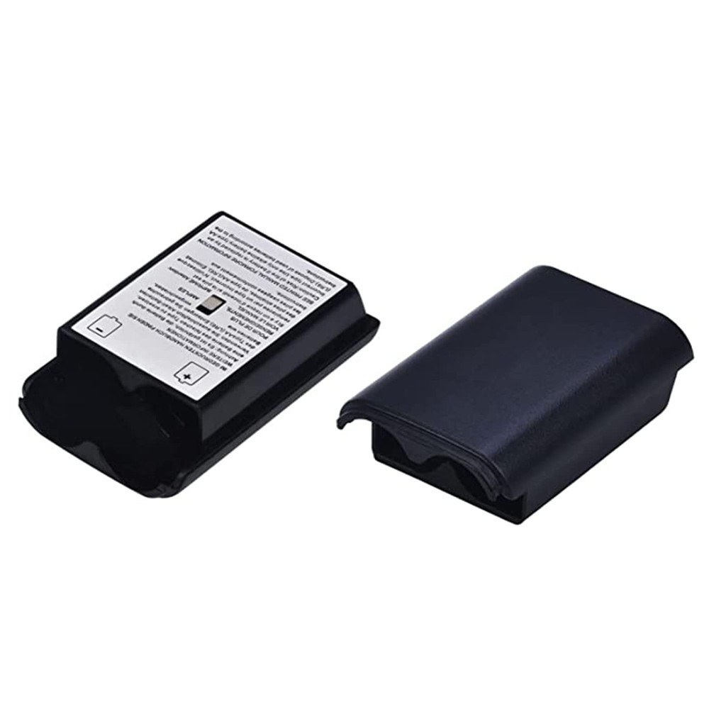 2 Pcs Battery Pack Cover for Xbox360 Wireless Controller, Black&White