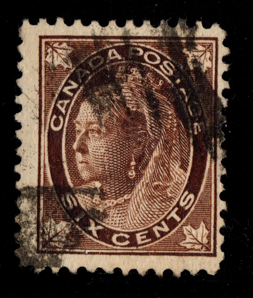 #71 Leaf 6c Canada used