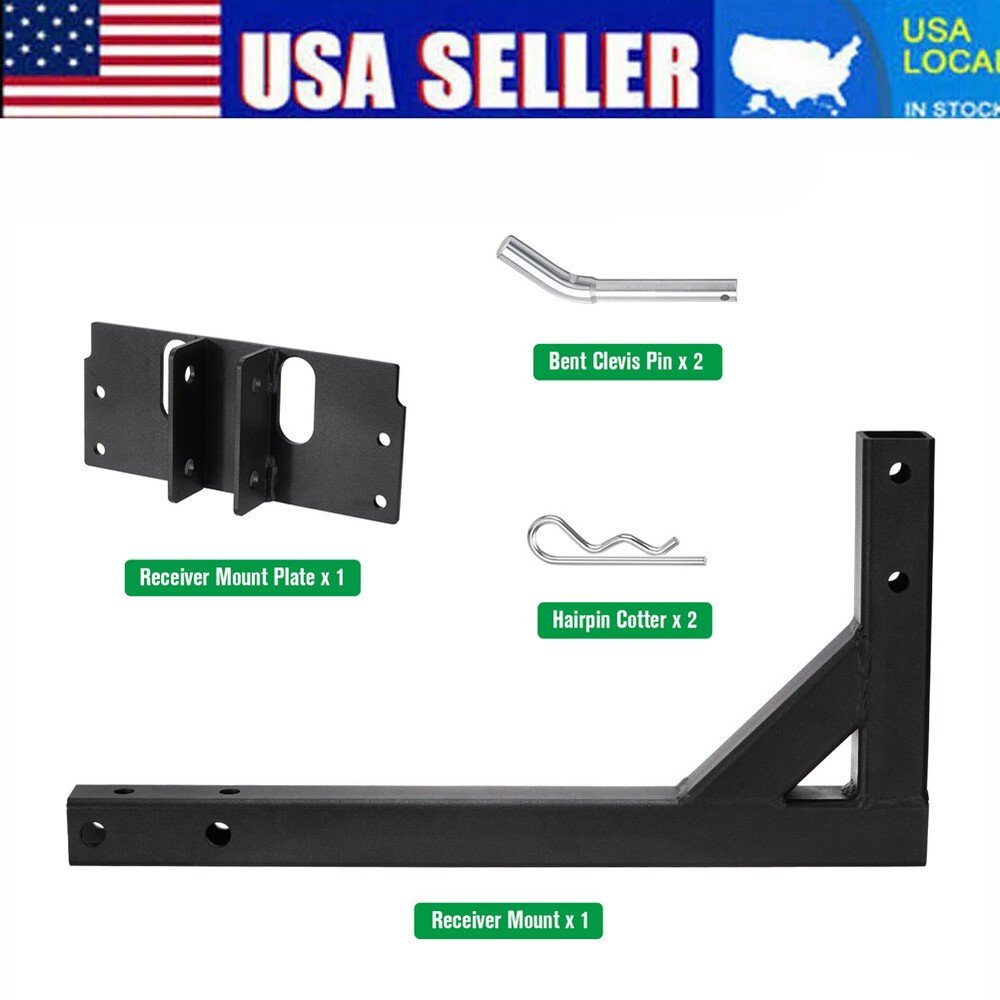 2" Receiver Mount Bracket 5301901For UTV ATV Dry Material Spreader Black