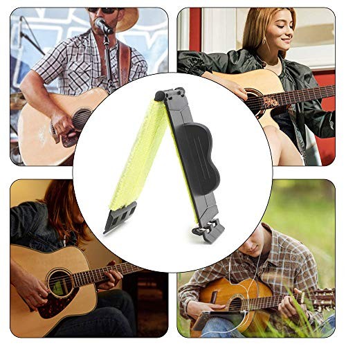Guitar String Cleaner Clean Fretboard Cloth Tool Scrubber for 2pack Green