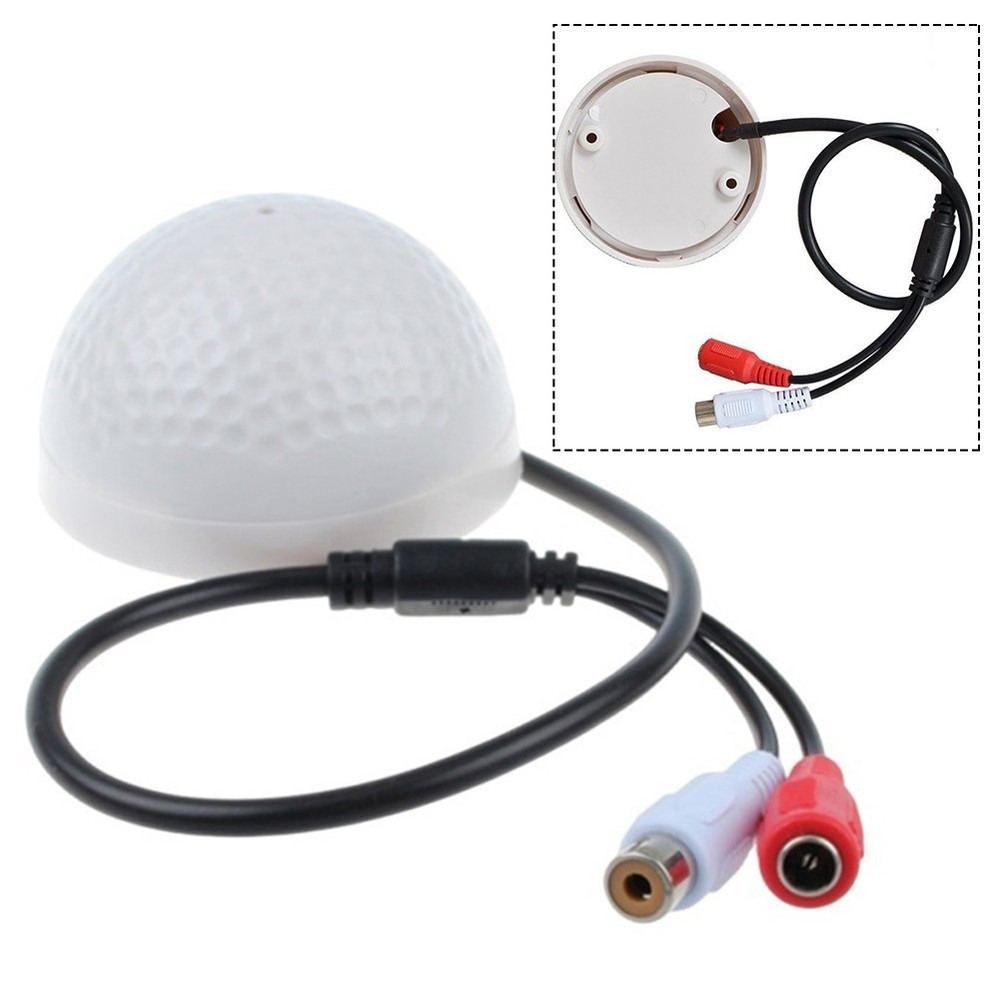 Sound Capture Microphone Designed for AHD DVR and IP Camera Compatibility