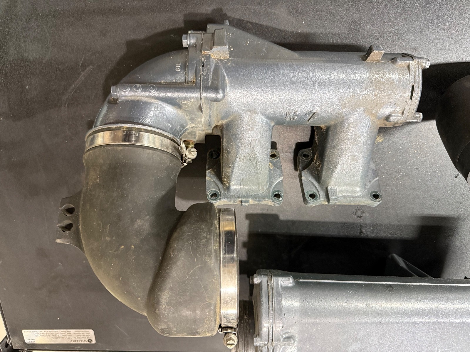 yamaha superjet 701 complete stock exhaust pipe