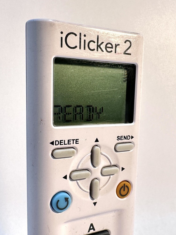 iClicker 2 - Student Resonse Remote For The College Classroom White Controller
