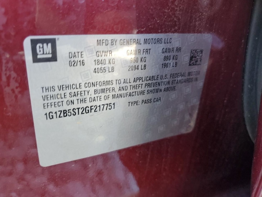 Driver Front Window Regulator Automatic Down Fits 16-25 MALIBU 4892529