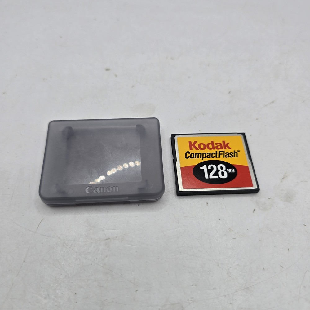 Kodak 128MB Compact Flash Memory Card With Case