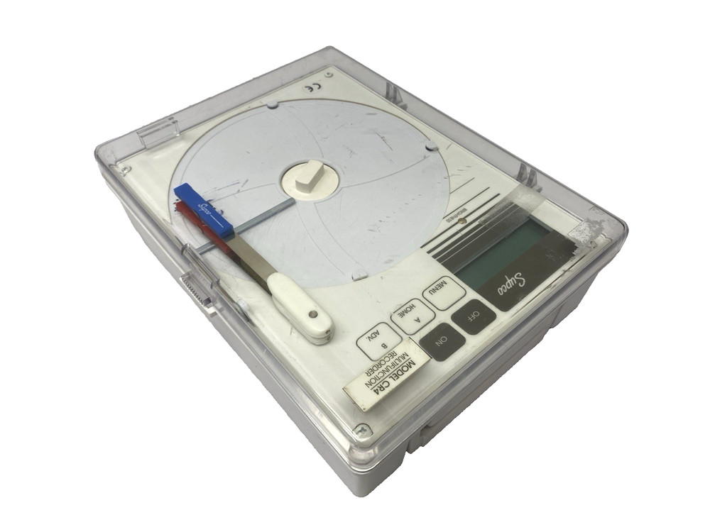 Supco CR4 Multifunction Universal Chart Recorder 6" Diameter NO POWER SUPPLY