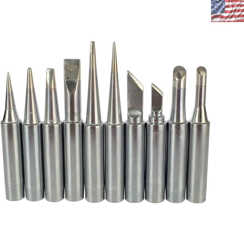 Universal 900M Soldering Iron Tips - 10 Different Sizes for Enhanced Precision