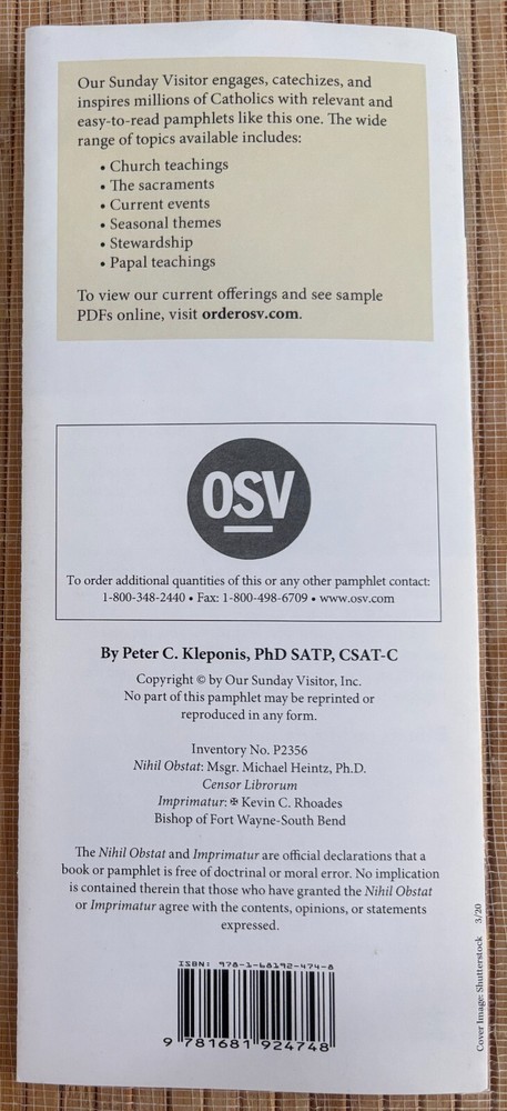Prayer Pamphlet: Finding Freedom from Pornography ***NEW***