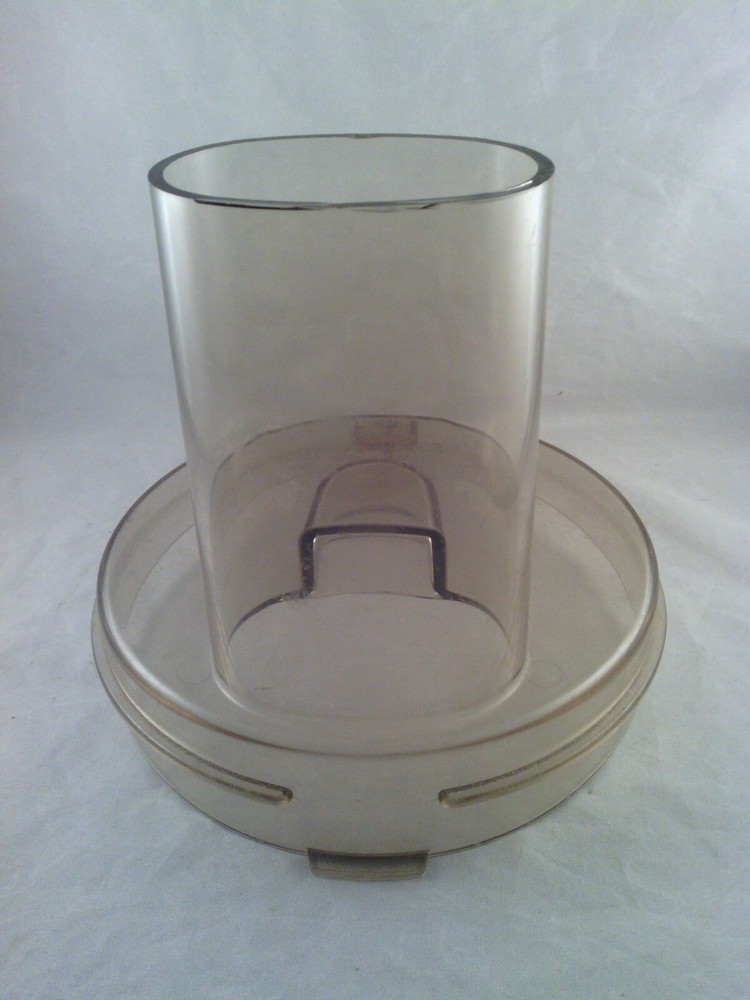GENERAL ELECTRIC GE D1FP1 FOOD PROCESSOR REPLACEMENT WORKING BOWL LID amber