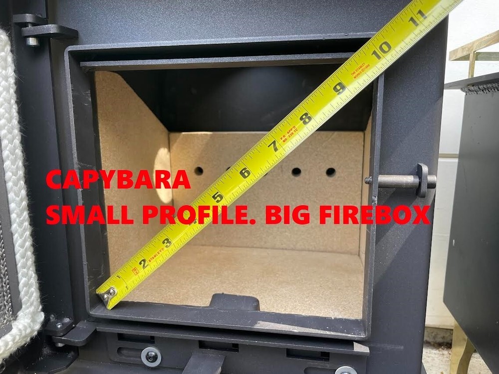 Capybara Tiny/Mini Wood Stove- Compatible With Cubic Mini Stovepipe!
