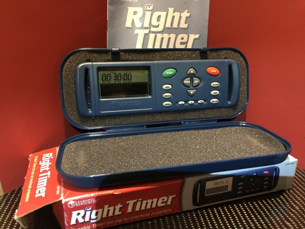Learning Resources Right Timer LER6955 Overhead / Desktop Timer Free US Shipping