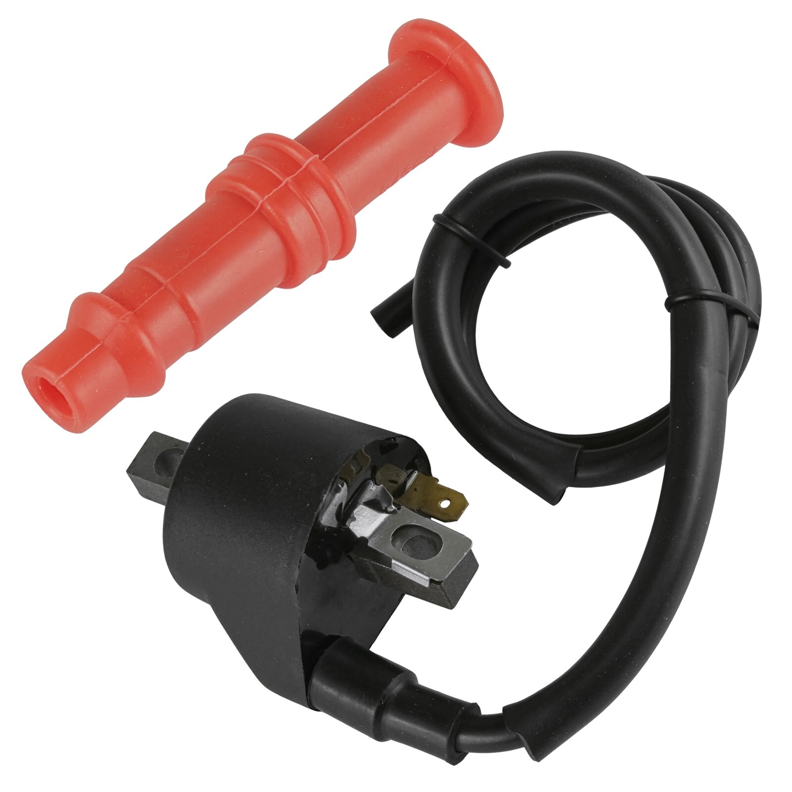 Ignition Coil with Spark Plug Boot Cap for Polaris Sportsman 500 1996-2004