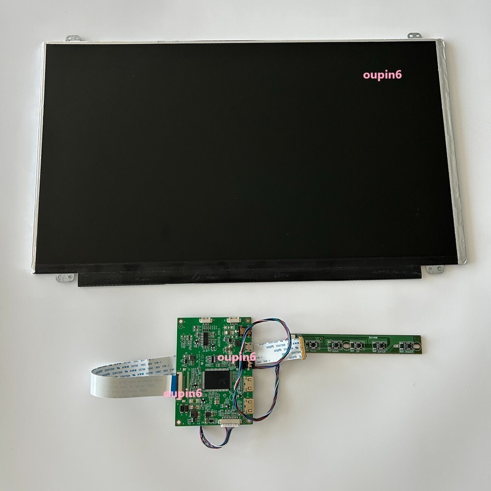PS PC 15.6" Screen 1366X768 panel LCD DIY + EDP Controller board KIT VGA HDMI
