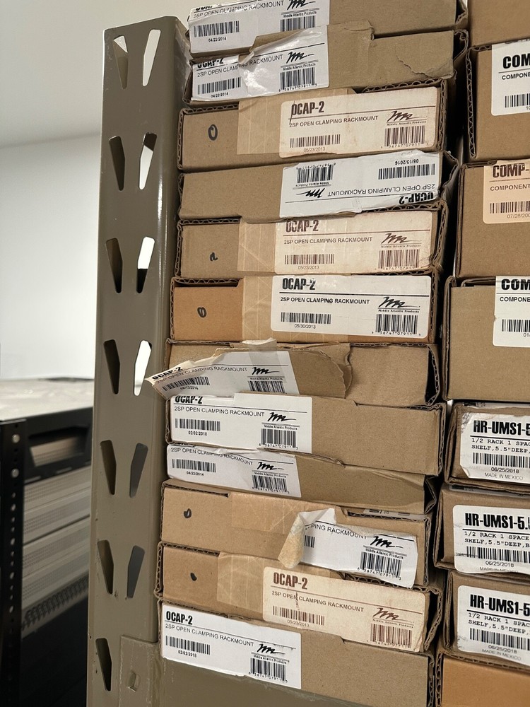 Middle Atlantic 2U OCAP-2 2 Space Open Clamp Adjustable Rack Shelf