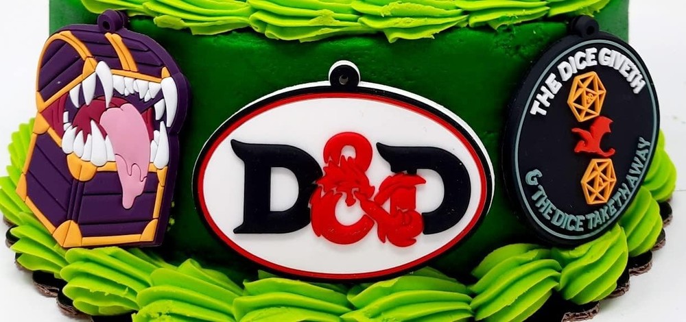 Dungeons and Dragons Cake Topper Deluxe 8 Piece Set D & D