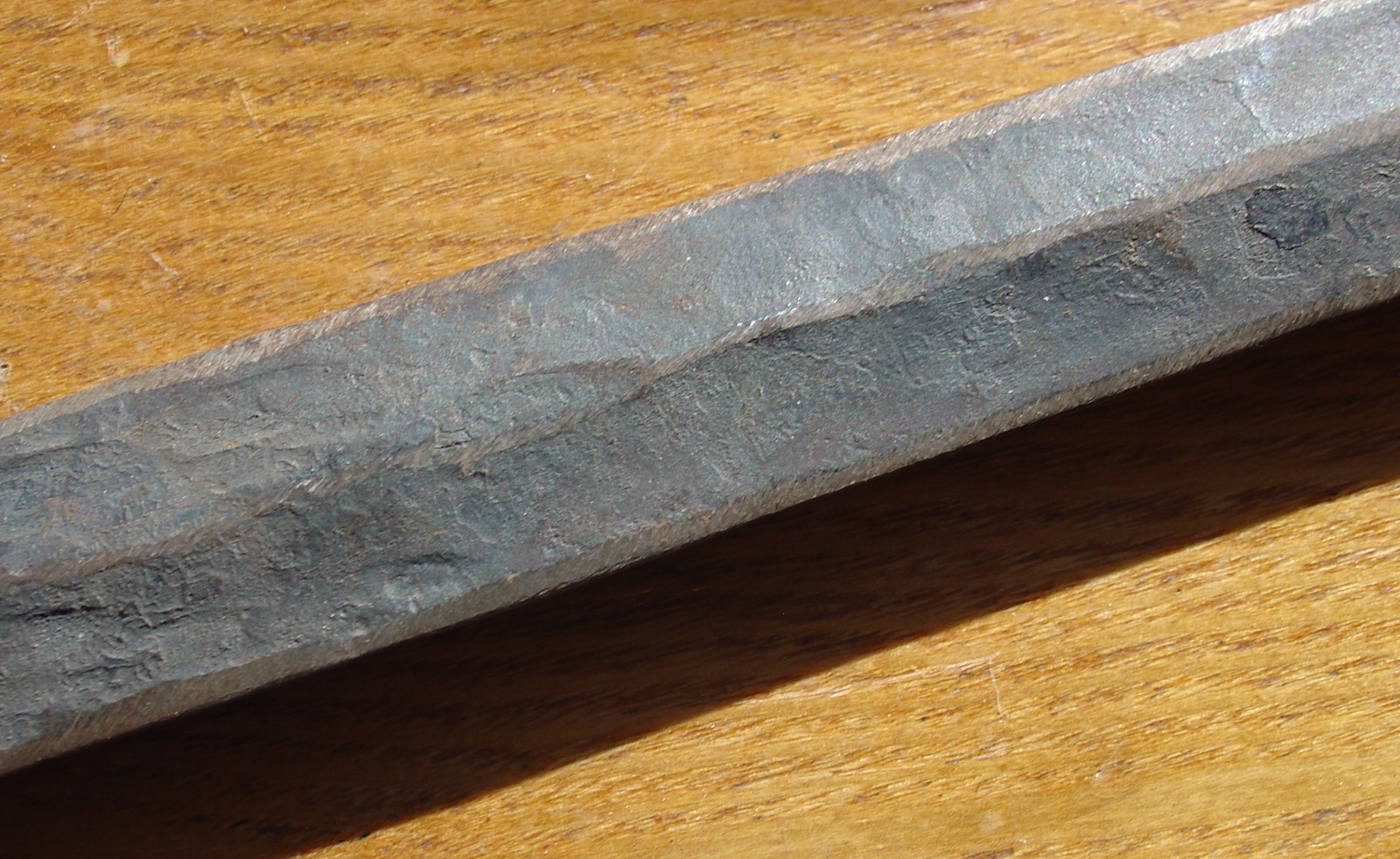 Vintage Hand Forged Iron African Spear Tip Trade Knife Head