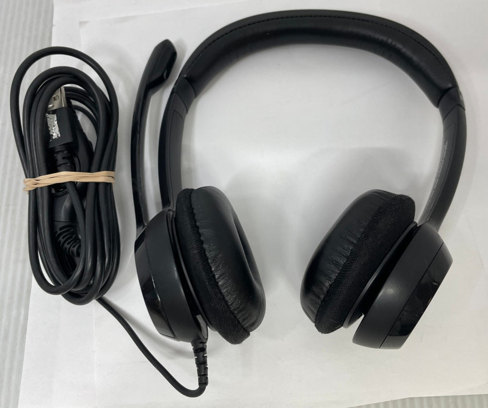 Logitech H390 Wired USB On-Ear Stereo Headset w/ Mic