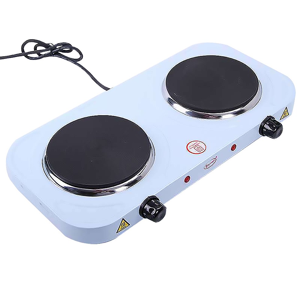 2000W Portable Electric Double Burner Hot Plate Kitchen Cooktop Cooking Stove