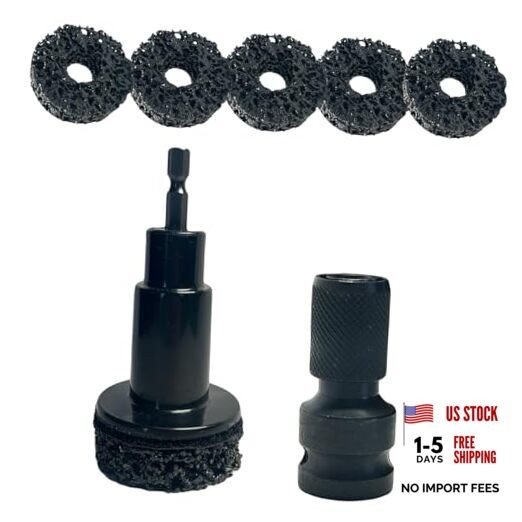 Wheel Hub Resurfacing Kit - Professional Hub Cleaning Tool & Stud Cleaner with