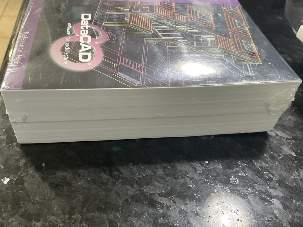DataCAD 8.5 Manual Set Visual Reality Reference and User Manual Books Sealed