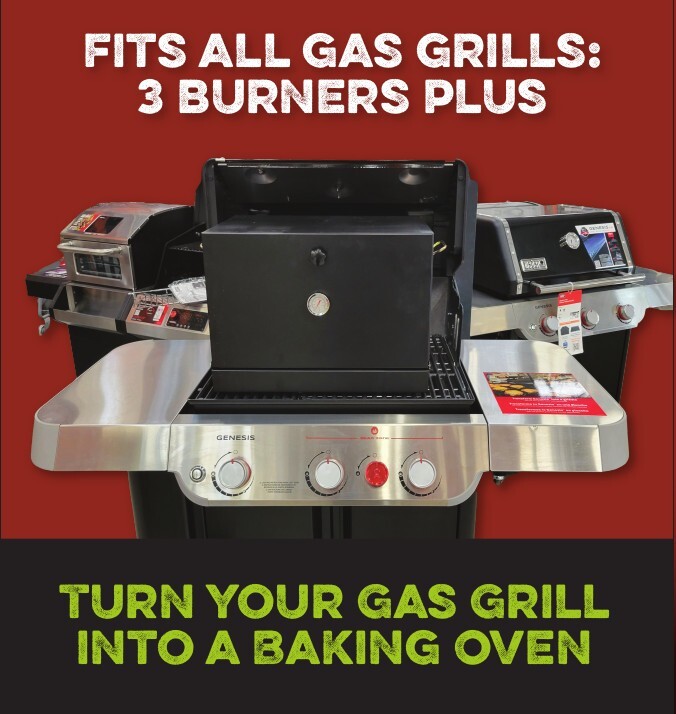 Off-Grid Stovetop Oven for BBQ Grill, Camping, RV, Hunting, Preppers (2nd)