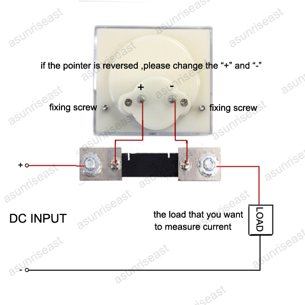 1 × DC 100A Analog Panel AMP Current Meter + Current Shunt 85C1 Ammeter Gauge