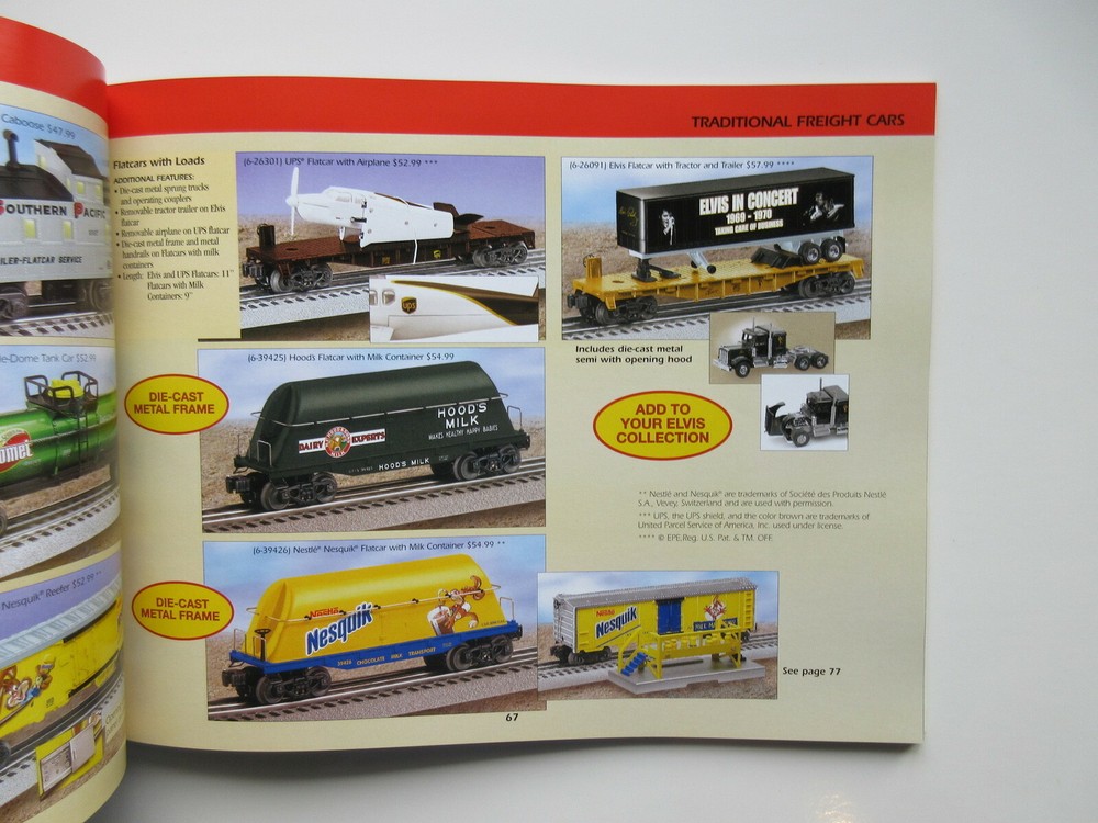 LIONEL 2005 TRAIN CATALOG VOLUME 2