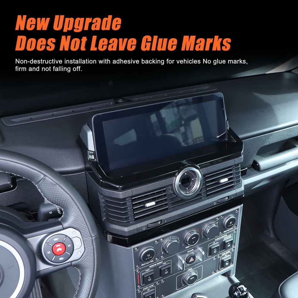 ABS Gloss Black Navigation Screen Frame Cover for Ineos Grenadier
