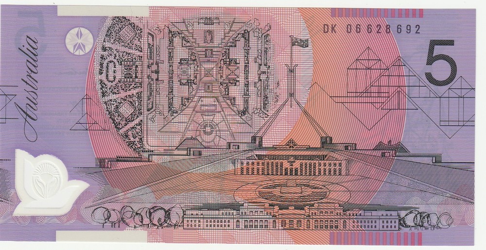 Australia 5 Dollars Banknote 2006 Uncirculated Pick#57-e Queen
