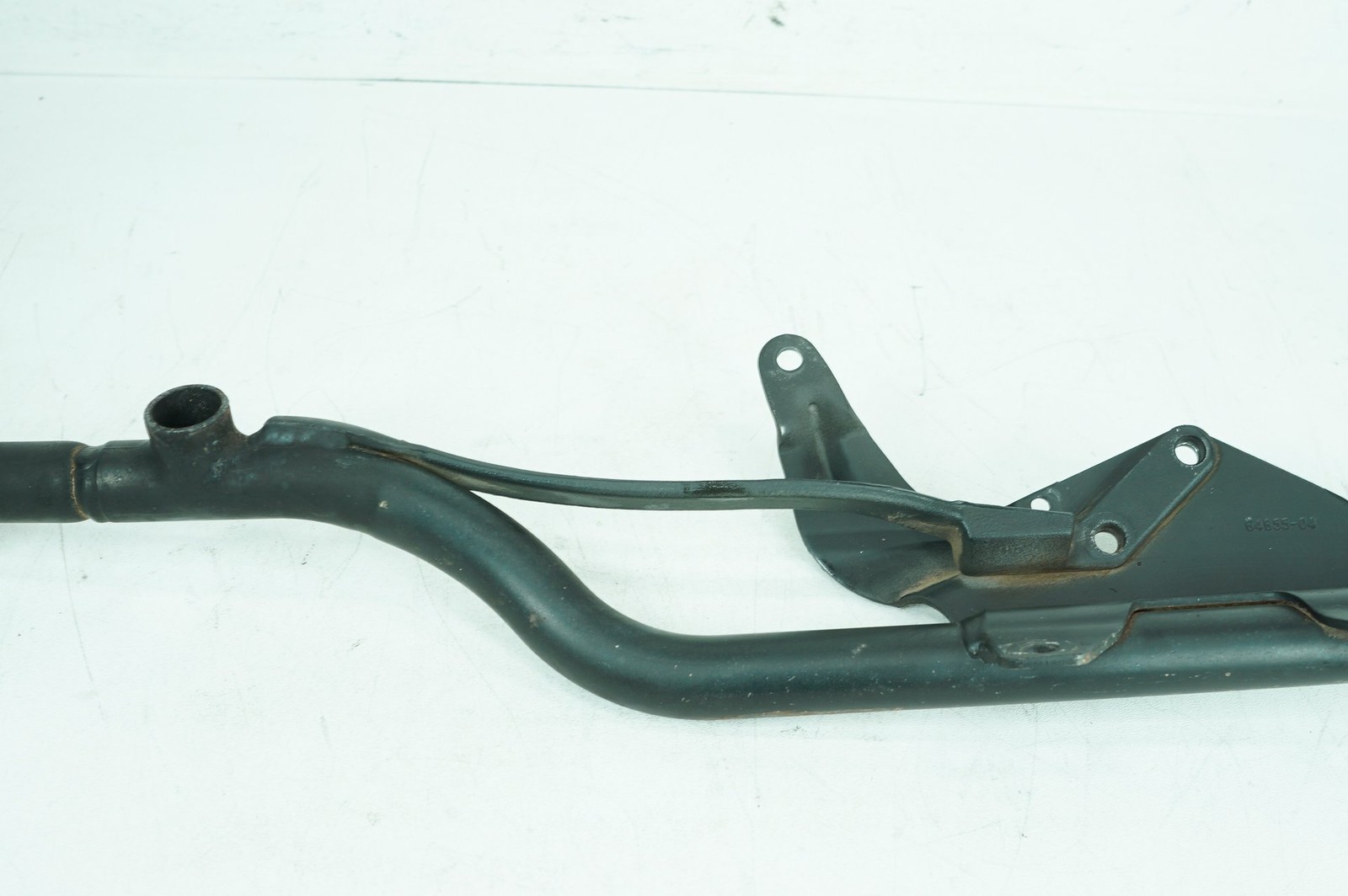 08 Harley Sportster XL1200 Low Exhaust Muffler Interconnect Bracket Support Bar