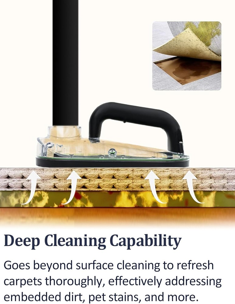 Handheld Sub Surface Carpet Extractor Cleaner Stain Remover Tool Attachments